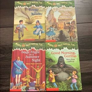 MAGIC TREE HOUSE Scholastics books thru 23-26.
